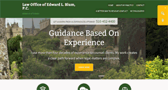 Desktop Screenshot of blumlaw.com