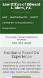 Mobile Screenshot of blumlaw.com
